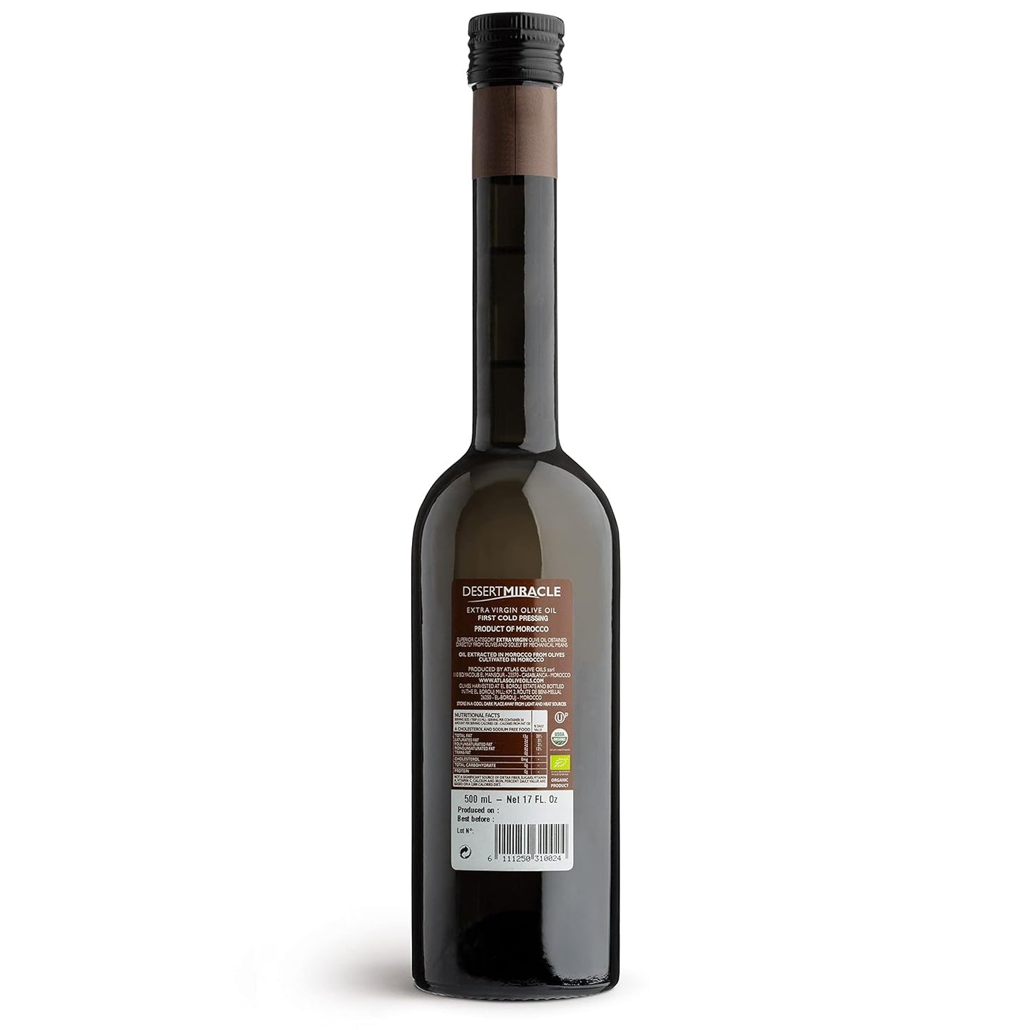 Desert Miracle | Organic Ultra-Premium Extra Virgin Olive Oil 500 ml