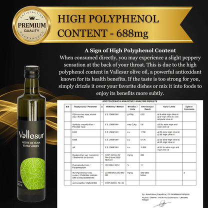 Vallesur - Extra Virgin Olive Oil 500ml